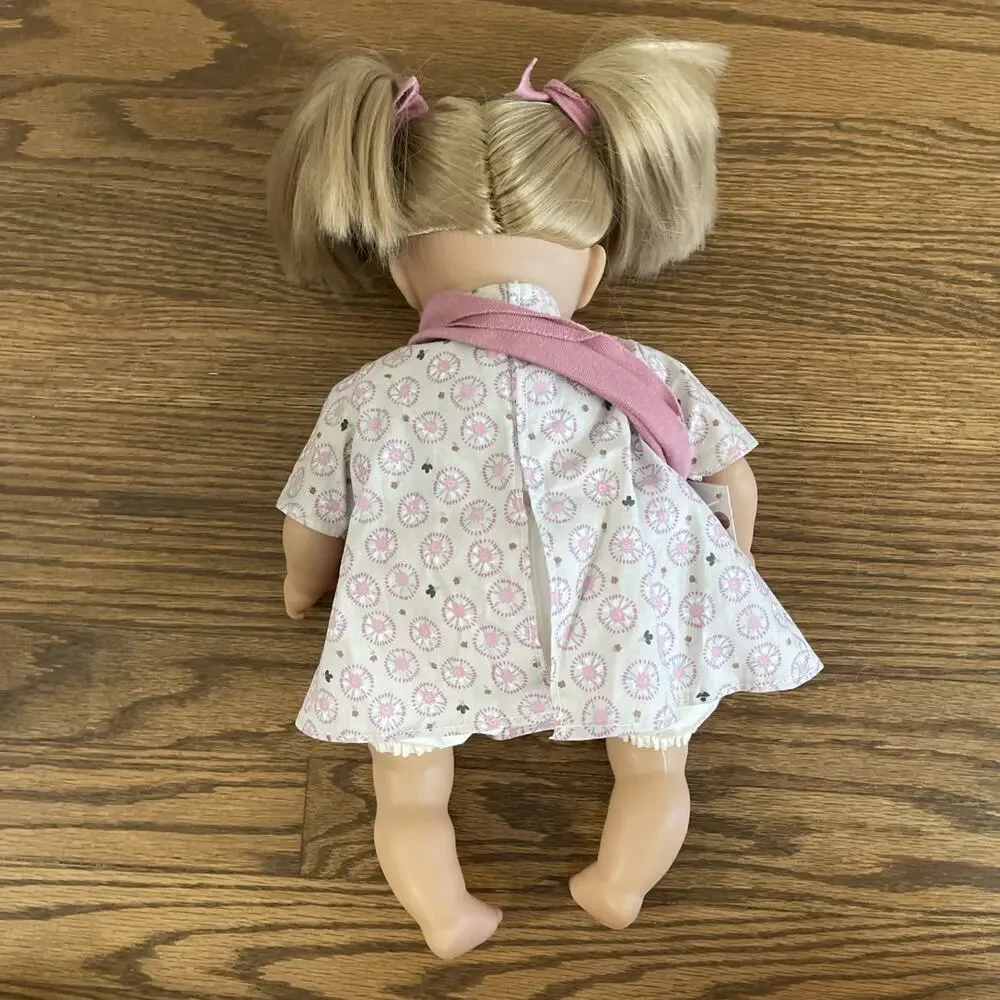 Nines d'Onil Alex Doll Missing Baby NWT 16” Soft Body Blue Sleepy Eye Pigtails